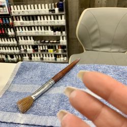 Organic Nails - Excited to get fresh nails with Ryan. Look how strong my natural nails remain.