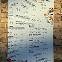 Swirls Ice Cream - Menu