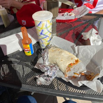 Cocina Dona Maria - Fajita Carne Asada Burrito, El Yucateco Hot Sauce, Horchata - Mexican Near Me - Santa Clara, California