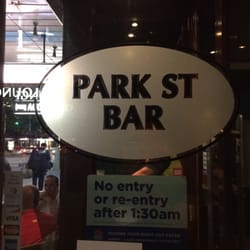Park Street Bar - Their Door sign.