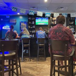 Bar with TV.