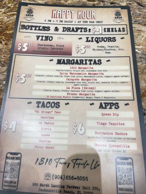 Menu photo 6 1810 Tacos y Tequila Jacksonville Beach, FL Menu photo 6 1810 Tacos y Tequila Jacksonville Beach, FL