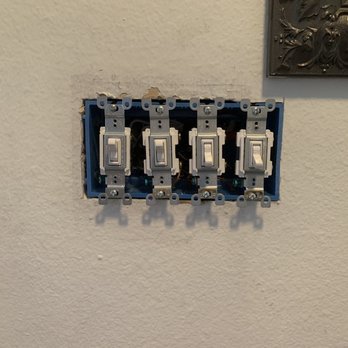 Romeo Construction - Romeo added up one more switch for the ceiling fan. We originally have 3 for lights - General Contractors Near Me Romeo Construction - Romeo added up one more switch for the ceiling fan. We originally have 3 for lights - General Contractors Near Me