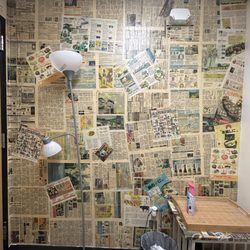 Kinoko Ramen - Restroom wallpaper