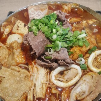 Boiling Point - Close up of the Taiwanese Spicy Beef Hot Pot - Taiwanese Near Me - Arcadia, California
