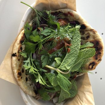 Fava Restaurant - Lamb flatbread - Salad Near Me - Berkeley, California Fava Restaurant - Lamb flatbread - Salad Near Me - Berkeley, California