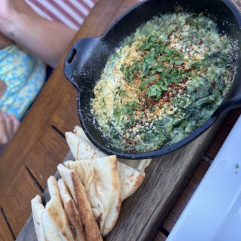 Refinery Rooftop - Spinach dip - Lounges Near Me - New York, New York