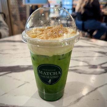 Matcha Cafe Maiko - Banana Pudding Matcha Latte - Coffee & Tea Near Me - San Diego, California Matcha Cafe Maiko - Banana Pudding Matcha Latte - Coffee & Tea Near Me - San Diego, California