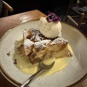 Bone Kettle - Chocolate orange bread pudding with vanilla ice cream - Breakfast & Brunch Near Me - Pasadena, California