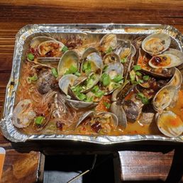 Spicy clam vermicelli noodles Spicy clam vermicelli noodles