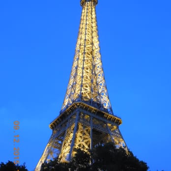 La Tour Eiffel - Eiffel Tower at night - Landmarks & Historical Buildings Near Me - Paris, 75