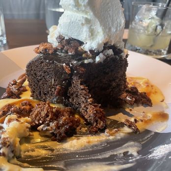 Whiskey Cake - The only dessert they have! Very good and get the ice cream too. - New American Near Me - Irving, Texas Whiskey Cake - The only dessert they have! Very good and get the ice cream too. - New American Near Me - Irving, Texas
