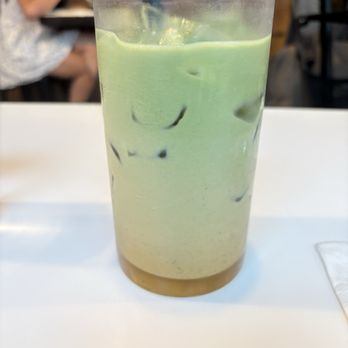 Spot Dessert Bar - Iced Thai Matcha Latte - Desserts Near Me - Flushing, New York