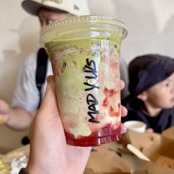 Mad Yolks - Strawberry Matcha Latte