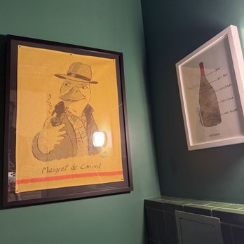 Bar Etoile - Bathroom art - Wine Bars Near Me - Los Angeles, California Bar Etoile - Bathroom art - Wine Bars Near Me - Los Angeles, California