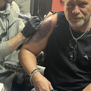 Lone Star Tattoo - Tattoo in progress. - Tattoo Near Me - Plano, Texas Lone Star Tattoo - Tattoo in progress. - Tattoo Near Me - Plano, Texas