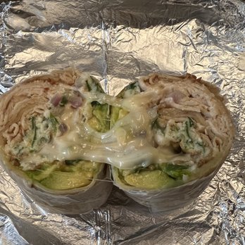 Myrtle Ave. Bagels - Turkey Avocado Eggs Whites wrap - Bagels Near Me - Brooklyn, New York