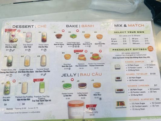 Menu photo 2 Bake & Che Westminster, CA