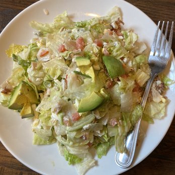Mimi's Cafe - What use to be a nice big Cobb salad is now a joke. It's like a dinner salad size. Look compared to the fork. - Breakfast & Brunch Near Me - Tustin, California Mimi's Cafe - What use to be a nice big Cobb salad is now a joke. It's like a dinner salad size. Look compared to the fork. - Breakfast & Brunch Near Me - Tustin, California