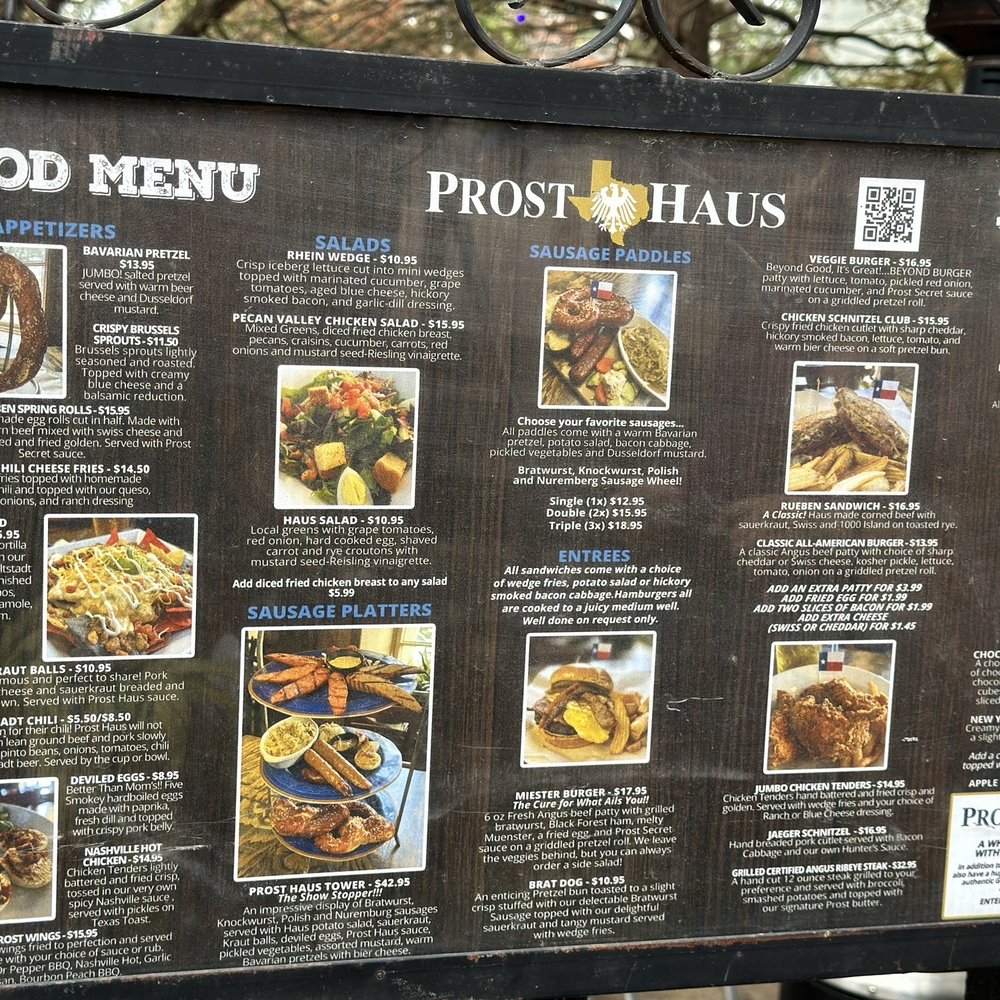 Prost - Menu - German Near Me - San Antonio, Texas Prost - Menu - German Near Me - San Antonio, Texas
