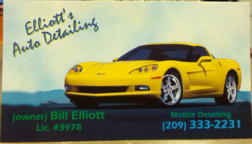 ELLIOTT’S AUTO DETAILING Updated August 2024 616 Tamarack Dr, Lodi