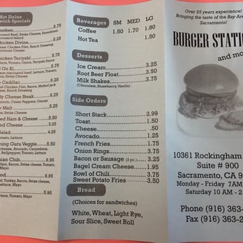 Burger Station - Fast Food Near Me - Sacramento, California Burger Station - Fast Food Near Me - Sacramento, California
