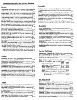 Menu photo 2 El Rey Clarksburg, WV