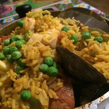 Paellas Cafe - Paella... fresh, big portion and delicious. - Mexican Near Me - Harrison, New Jersey
