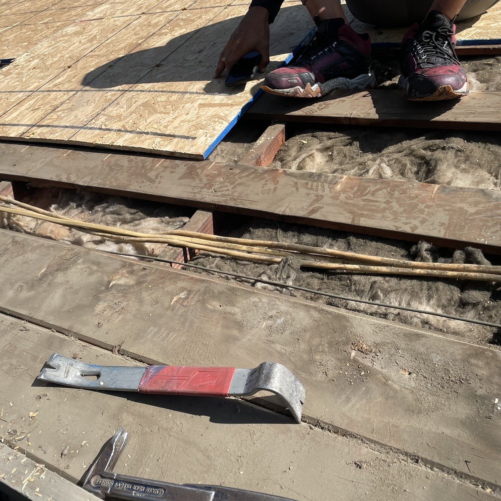 Everlasting Roofing Corp - I had to hire an electrician to trace where the problem was. I made these losers remove the plywood to see their BS - Roofing Near Me Everlasting Roofing Corp - I had to hire an electrician to trace where the problem was. I made these losers remove the plywood to see their BS - Roofing Near Me