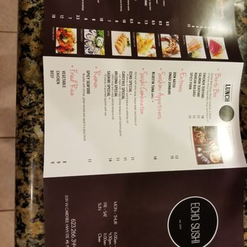 Echo Sushi - Menu - Sushi Bars Near Me - Phoenix, Arizona