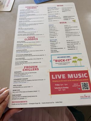 Menu photo 1 The Cove Deerfield Beach, FL Menu photo 1 The Cove Deerfield Beach, FL