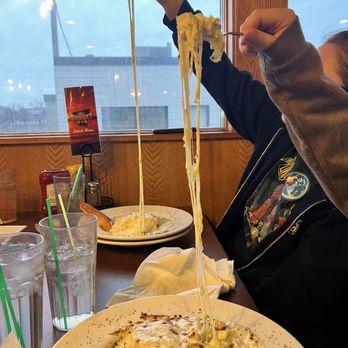 Sunset Grill - White chicken lasagna cheese pull. - Breakfast & Brunch Near Me - Spring Lake Park, Minnesota