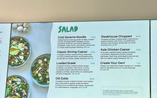Menu photo 2 honeygrow Columbia, MD Menu photo 2 honeygrow Columbia, MD