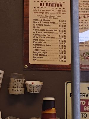 Menu photo 1 El Charro Hesperia, CA