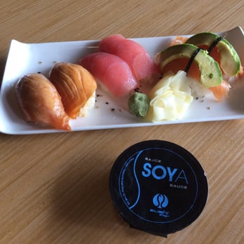 Sushi Shop - a plate of sushi and avocado - Sushi Bars Near Me - Dollard-des-Ormeaux, Quebec