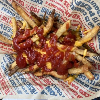 Becks Prime - Cheese fries with a little ketchup - Fast Food Near Me - Sugar Land, Texas Becks Prime - Cheese fries with a little ketchup - Fast Food Near Me - Sugar Land, Texas