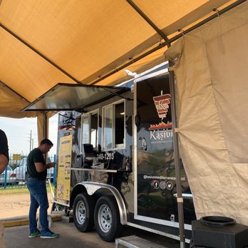 Kasiun Mediterranean Food - a man standing in front of a food truck - Mediterranean Near Me - Katy, Texas Kasiun Mediterranean Food - a man standing in front of a food truck - Mediterranean Near Me - Katy, Texas