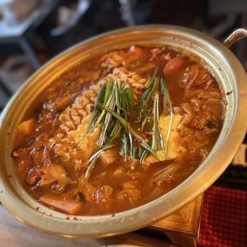 Anju - budae jjigae - Korean Near Me - Charlotte, North Carolina