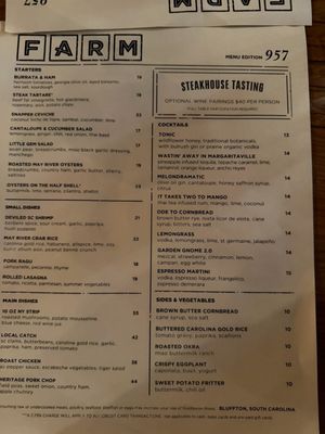 Menu photo 4 FARM Bluffton Bluffton, SC