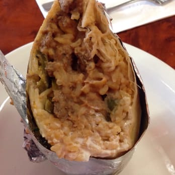 Salsa Restaurant - Does this look like a burrito worth paying $9.50 for.... And it didn't come with sides.... It tasted just as bad as it looks - Mexican Near Me - Poughkeepsie, New York