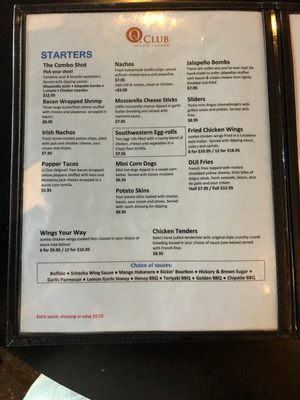 Menu photo 5 Q Club Oxnard, CA