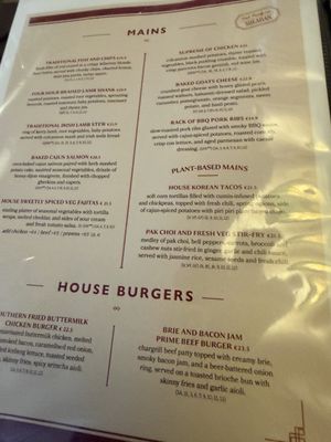 Menu photo 1 Porterhouse Killarney, KY