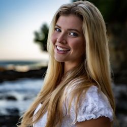 Art and Photography by Virginia Crowe - Graduating high school senior photo shoot at Shaws Cove in Laguna Beach. Isn't she beautiful?. Photos by Virginia Crowe