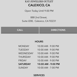 Kay Jewelers Outlet