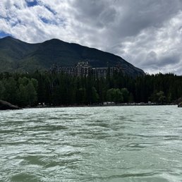 Fairmont form the Bow River Fairmont form the Bow River