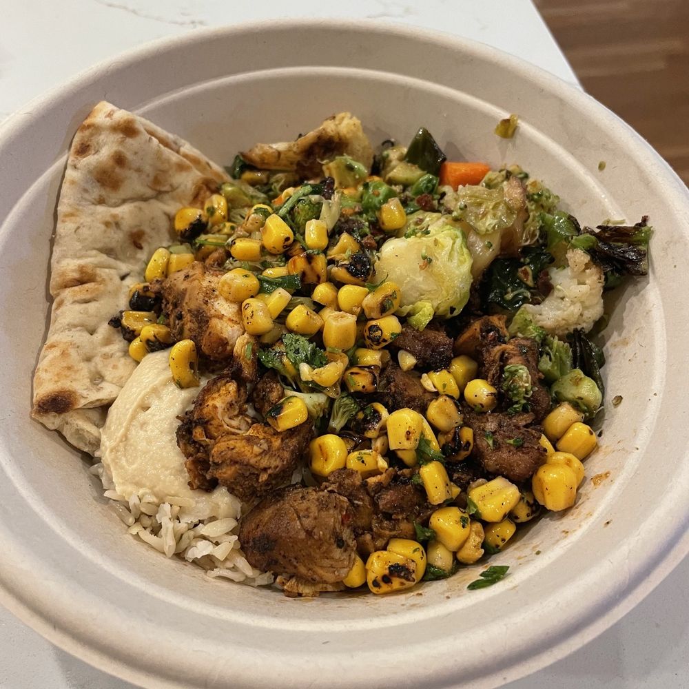 CAVA - Honey Harissa Chicken Grain Bowl - Salad Near Me - Overland Park, Kansas CAVA - Honey Harissa Chicken Grain Bowl - Salad Near Me - Overland Park, Kansas