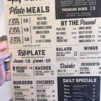 R&R BBQ - Menu - Barbeque Near Me - Provo, Utah