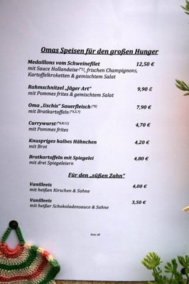 Menu photo 1 Wie in Omas Küche Schöningen, NI