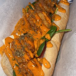 Signatures Soul and Sea - Fried shrimp hoagie