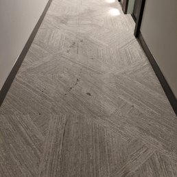 Stains that have been in hallways for months. Stains that have been in hallways for months.